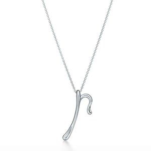 Elsa Peretti - Alphabet Letter P Silver Pendant